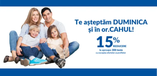 Synevo din Cahul e deschis și Duminica! 