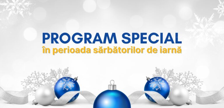 PROGRAM SPECIAL ÎN PERIOADA SĂRBĂTORILOR DE IARNĂ - Synevo
